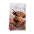 thumbnail image 1 of DefiDgd 2pcs 24x16inch Highland Cattle Kitchen Towels,Absorbent Dish Towels,Farmhouse Hand Towel for Kitchen Bathroom Decor Housewarming Gift(I), 1 of 6