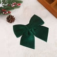 thumbnail image 1 of DefiDgd 2pcs Christmas Velvet Large Bow Hanging Decorations,Christmas Tree Bows Decoration,for Home Wreaths Stairs Railing Holiday Wedding Xmas Indoor Outdoor Ornaments(Green), 1 of 7