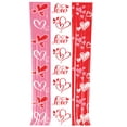 thumbnail image 1 of DefiDgd 39x79inch Heart Tinsel Fringe Door Curtains,Romantic Holiday Decorative Curtains Backdrop for Valentine's Day Anniversary Wedding Birthday Home Decor, 1 of 7