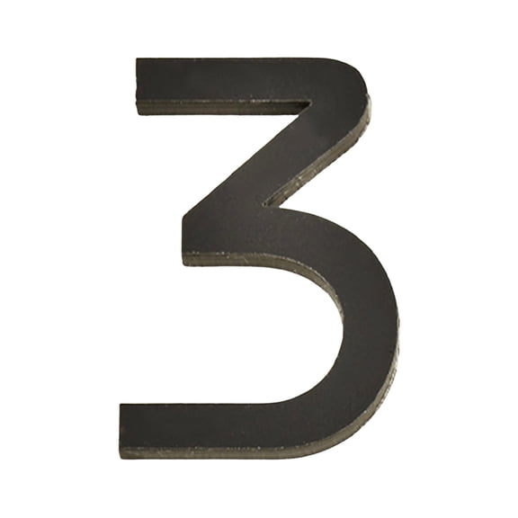 DefiDgd 3D Acrylic House Numbers,Durable Self-adhesive Easy to Install Modern House Numbers for Address Numbers,Office Hotel Mailbox Front Door(Number 3)