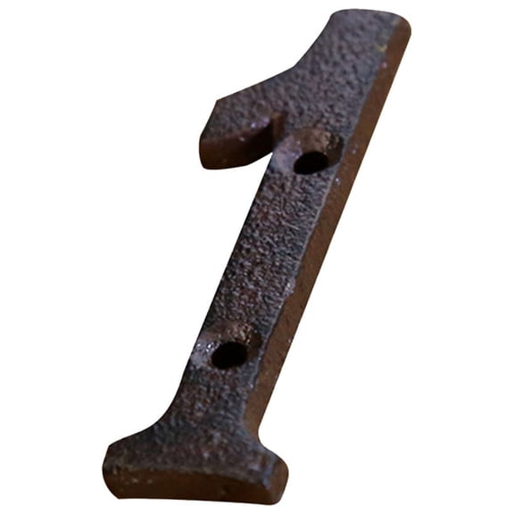 DefiDgd 3inch Alloy Address Number Floating House Number for Outside Door Top,Modern House Numbers,Garden Door Mailbox Decor Number with Mounting Hardware(Number1)