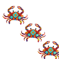 thumbnail image 1 of DefiDgd 3pcs Large Crab Hanging Sign,Metal Colorful Crab Wall Art Decor,Outdoor Indoor Modern Crab Statue for Garden Pool Patio Balcony Kitchen Bathroom Wall Home Decoration(Green), 1 of 5
