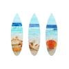 DefiDgd 3pcs Wooden Shell Wall Hanging Decor,Ocean Beach Theme Ornaments,Household Sign Hanging for Porch Bedroom Bathroom Home Party Wall Decoration(C)