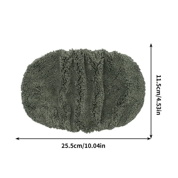 DefiDgd 4.5x10inch Washable Microfiber Mop Cover,Replacement Elasticity Mop Head Cover Wet and Dry,Cleaning Mop Refills Fit for Most Flat Mop(B)