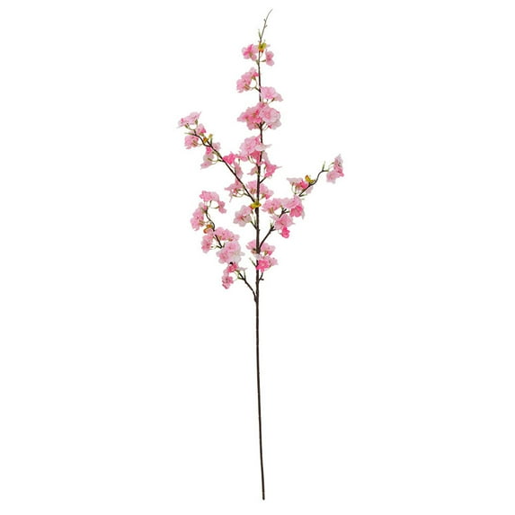 DefiDgd 42inch Silk Cherry Blossom Branches Home Decoration,Faux Flowers for Tall Vase,Home Decorate,Weddings Decorate,Parties or Festival Gifts(Hot Pink)