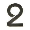 thumbnail image 1 of DefiDgd 4inch Address Number Floating House Number for Outside Door Top,Modern House Numbers,Garden Door Mailbox Decor Number with Mounting Hardware(Number2), 1 of 4