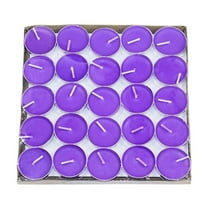 DefiDgd 50pcs Round Tealight Candles,Wedding Favors for Guests,for Wedding Party Favor Gift Decoration(Purple)