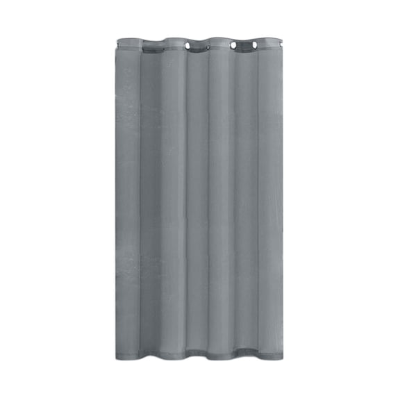DefiDgd 51.9x72inch Outdoor Sheer Curtains,Waterproof Grommet Indoor Voile Sheer Curtain for Living Room,Bedroom,Porch,Pergola,Cabana(Gray)