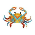 thumbnail image 1 of DefiDgd 5inch Small Metal Crab Wall Hanging Decor,Coastal Wall Sculpture Ocean Theme Decoration for Indoor Outdoor Bathroom Bedroom Living Room Garden Pool(Yellow), 1 of 6