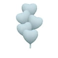thumbnail image 1 of DefiDgd 5pcs Valentine's Day Inflatable Heart Shaped Balloon,Blow up Yard Decorations for Indoor Outdoor Holiday Yard Anniversary Wedding Anniversary Party Decoration(Blue), 1 of 6