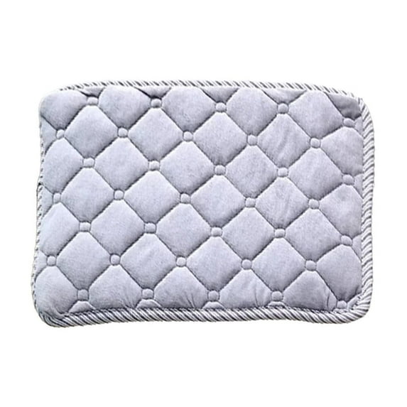 DefiDgd 7.9X13.8inch Plushs Cushion Rectangular Chair Cushion,Waterproof Non Slip Removable And Washable Suitable For Home Various Chairs(Gray)