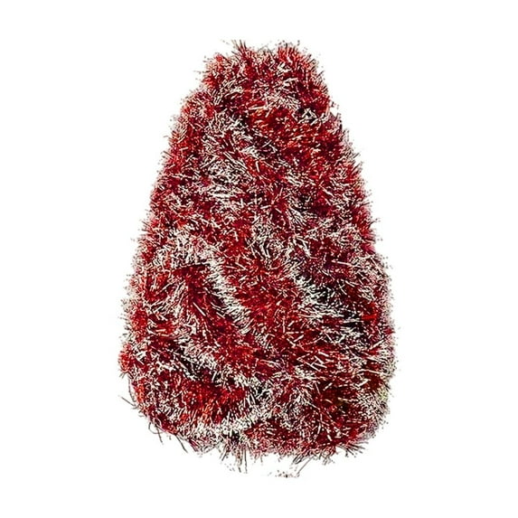 DefiDgd 78.7inch Christmas Wool Rattan Christmas Tree Wall Decor,Bar Decoration Evening Party Props Christmas Tree Decoration(Red)