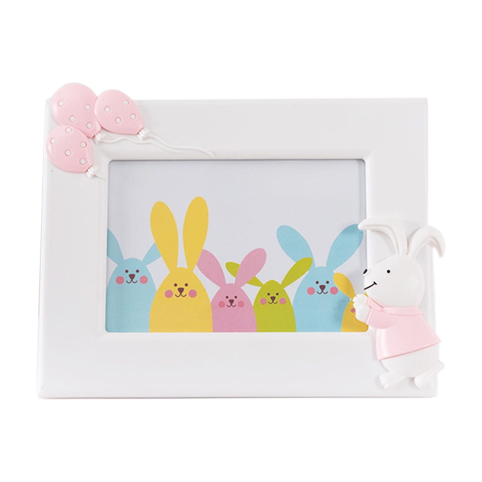 DefiDgd 7x9inch Easter White Standing Photo Frame,Frame with Colorful ...