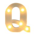thumbnail image 1 of DefiDgd Alphabet LED Light,Battery Powered Decorative LED Letter Lights,for Wedding Birthday Party,Holiday Lamp Home Bar Decoration(Q), 1 of 3