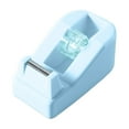 thumbnail image 1 of DefiDgd Blue Desktop Small Tape Dispenser,Color Plastic Tape Cutter,Non Slip Base Tape Holder for Small Rolls Office Home Desk Document Wrapping Use, 1 of 6