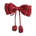 thumbnail image 1 of DefiDgd Bow Curtain Tiebacks,Bowknot Decorative Curtain Strap,for Home Bedroom Offices Dining Rooms Wedding Party Decoration(Red), 1 of 6