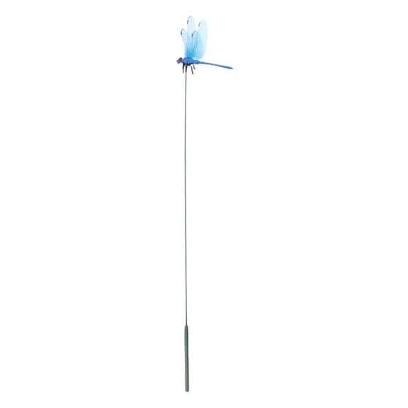 DefiDgd Bulk Dragonfly Clips for Outdoor Decor,3D Plug-in Fake Dragonfly Vase Filler,Simulation Insect Clips for Yard Garden Plants Patio Balcony Vase,Indoor Outdoor Decoration(Blue)
