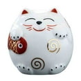 thumbnail image 1 of DefiDgd Ceramic Cat Shaped Toilet Bolt Caps,Decorative Toilet Seat Screw Covers,Rustic Bathroom Hardware Decor for Farmhouse Restroom Indoor Toilet Home Decoration(HH), 1 of 9