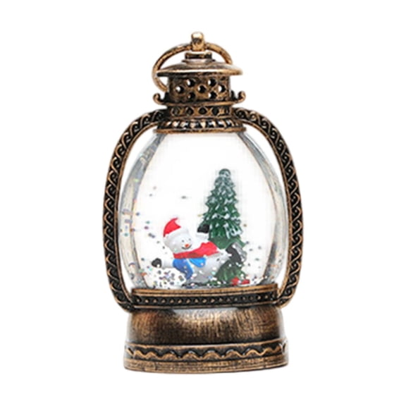 DefiDgd Christmas LED Lantern Decoration Christmas Scene Hanging Lantern,Christmas Tree Night Lamp Flameless Decoration Candle Lanterns for Xmas Party Holiday Table Decor(C)