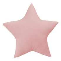 DefiDgd Christmas Solid Star Throw Pillow Decoration,Cute Star Pillow Room Decor,Soft Plush Shaped Decorative Throw Pillow for Bedroom,Sofa Chair(Pink)