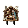 thumbnail image 1 of DefiDgd Christmas The Born of Jesus Stake Decor,Flat Stained Acrylic Christian Yard Sign,Outdoor Yard Lawn Pot Plant Decorative Accessories(D), 1 of 6