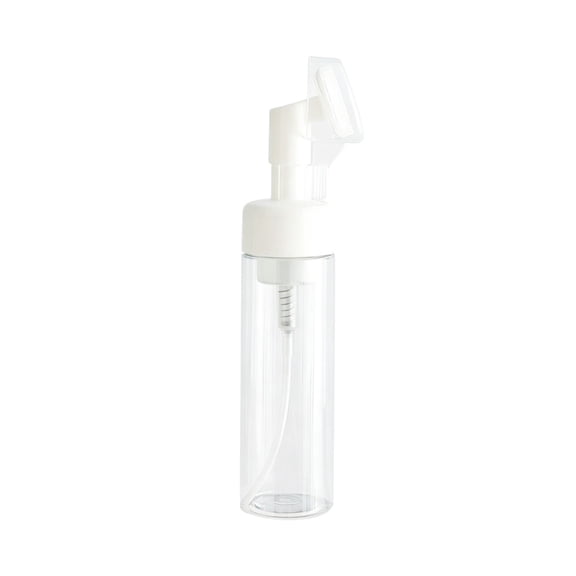 DefiDgd Clear Foaming Pump Bottle,Portable Travel Foam Soap Dispenser,Refillable Empty Container for Facial Cleanser Hand Wash Detergent Travel Daily Home Use(A)