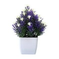 thumbnail image 1 of DefiDgd Colorful Mini Faux Potted Plants with Small Vase Home Decoration,Fake Greenery UV Resistant for Office Bathroom Desk Table and Balcony Farmhouse Indoor Decor(Purple), 1 of 6
