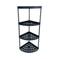 thumbnail image 1 of DefiDgd Corner Shower Shelf Standing,4 Tier Large Baskets for Bathtub Shampoo Storage Organizer, Bathroom Livingroom Bedroom Shelves for Storage Home Decoration(Black), 1 of 6