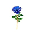 thumbnail image 1 of DefiDgd Crystal Glass Rose Flower with Crystal Stem Preserved Forever Rose,Floral Birthday Gifts for Anniversary Valentine's Day Wedding Table Centerpiece Decoration(Blue), 1 of 6
