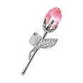 thumbnail image 1 of DefiDgd Crystal Rose Bouquet Figurine,Glass Rose Flower for Valentine's Day Party Table Centerpiece Home Decoration,Gifts for Women Mom Birthday(F), 1 of 6