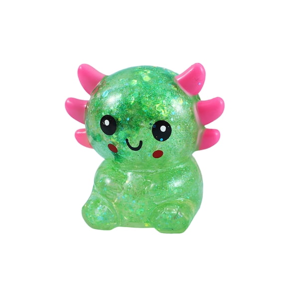 DefiDgd Cute Animal Squeezes Prop,Anxiety Relief Squeeze Animal Ball Highly Elastic Prop for Women and Man,Gift for Birthday Friend Couple(Green)