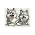 thumbnail image 1 of DefiDgd Cute Dogs Animals Pattern Placemats,Washable Resistant Non-Slip Table Mats Tableware Place Mats for Home Kitchen Party Dining Home Decor(C), 1 of 6