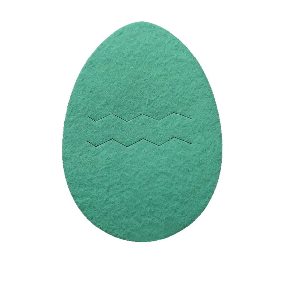 DefiDgd Easter Cutlery Holders,Felt Easter Egg Tableware Utensil Holder Bag Pouch Bags for Knife Forks Organizer Home Spring Easter Party Table Decoration(Green)