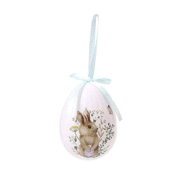 DefiDgd Easter Eggs Hanging Ornaments,Colorful Foam Easter Hanging Eggs Spring Party Favors Supplies Home Decor(C)