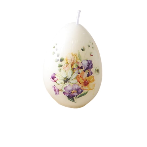 DefiDgd Easter Eggs Shaped Candle,Colorful Easter Spring Egg Scented Candle Ornament Votive Candle Gift for Spring Easter Party Table Gift Celebration Home Decorations(B)
