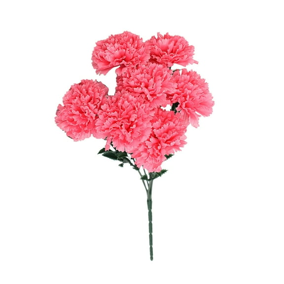 DefiDgd Faux Carnations Flowers Fake Carnations Bouquet Home Decoration,or Wedding Centerpieces Bridal Shower for Dining Table Centerpieces Home Party Birthday Decor Gift(Pink)