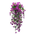 thumbnail image 1 of DefiDgd Faux Morning Glory Hanging Flowers,Flower Vine Faux Flower Greenery Garland Plastic Plants for Indoor Outdoor Wall Garden Wedding Home Party Decor(D), 1 of 2