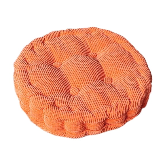 DefiDgd Floor Pillow Cushion,Round Chair Pad Seat Cushion Solid Velvet Color Seat Pad,Super Soft Warm Chair Cushion Pad for Home Kitchen Dining Room Office(G)