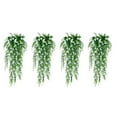 thumbnail image 1 of DefiDgd Hanging Faux Violet Flower Plants Baskets for Spring Outdoor Decoration Home Garden Yard Wedding Indoor Outdoor(L), 1 of 5