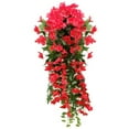 thumbnail image 1 of DefiDgd Household Hanging Flowers Home Decor,Outdoor Hanging Plant Faux Flowers for Outdoor Planters Indoor Home Wall Decor Wedding Garden Yard(C), 1 of 3