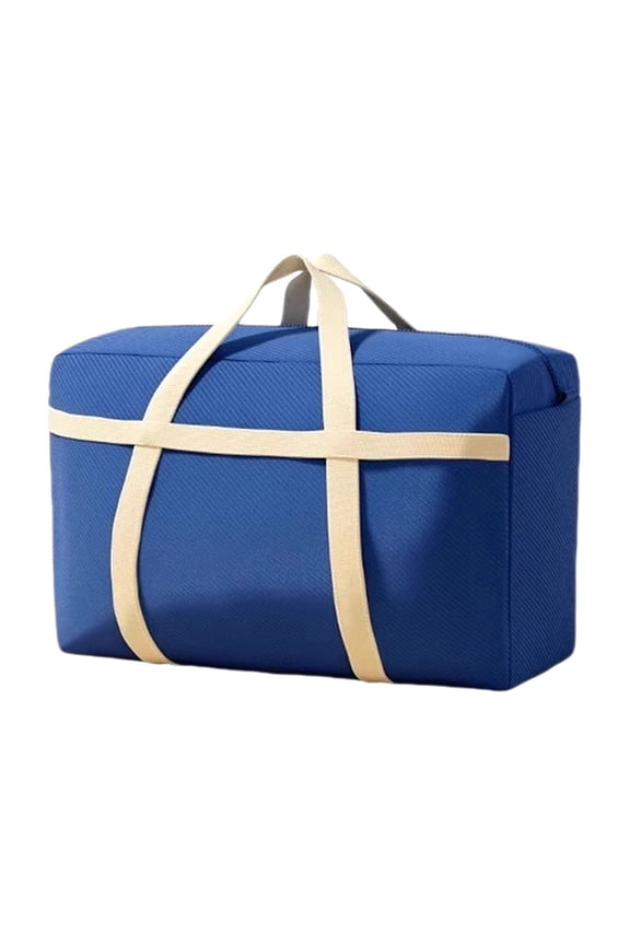 Large Capacity Heavy Duty Travel Bag with Durable Handle,Fabric Waterproof Camping Bag for Travel Moving Beding Straps Suit Storage Bag(Small)