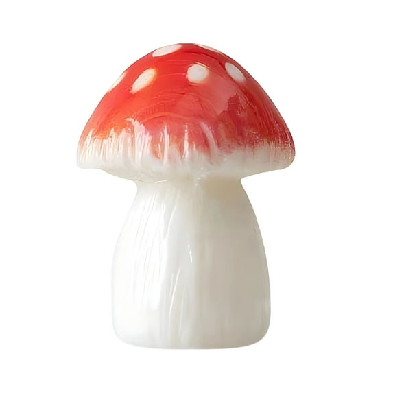 DefiDgd Mini Mushroom Ornament Home Decor,Cute Tiny Resin Faux Mushroom Decoration for Car Dashboard Table Top Potted Plant Decor Home Decoration Accessories(C)