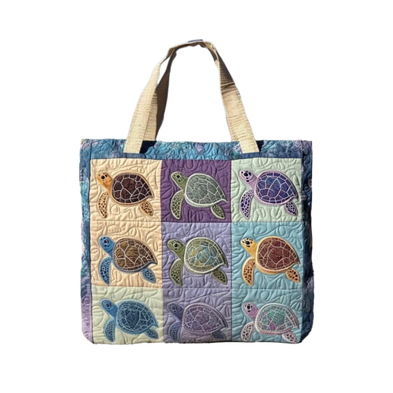 DefiDgd Ocean Style Canvas Tote Bag,Women's Trendy Beach-themed Handbag,Large Capacity Shoulder Bag for Daily Use Beach Shopping Casual Outings(D)