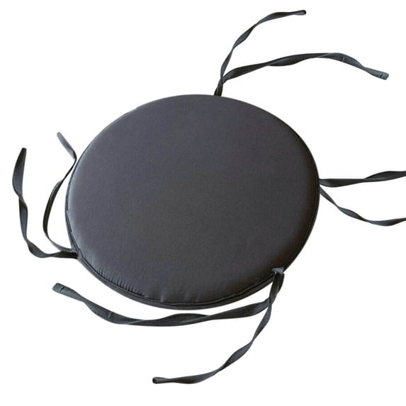 DefiDgd Outdoor Chair Round Cushions with Non-slip Rope,Round Outdoor Cushions with Removable Covers for Patio Home Garden Office Decoration(D)