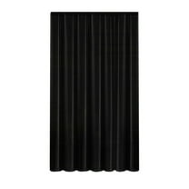 DefiDgd Outdoor Curtains for Patio,Waterproof Linen Gazebo Curtains,Indoor Outside Privacy Curtains,Weighted Curtains for Pergola,Porch,Backyard(Black)