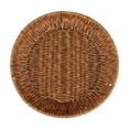 thumbnail image 1 of DefiDgd Plastic Faux Vines Woven Storage Baskets,Stackable Plastic Round Serving Basket for Fruit Bread Vegetable Snack Home Party Outdoor Indoor Use(Medium), 1 of 8
