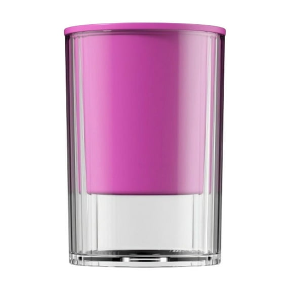 DefiDgd Self Watering Plant Pots for Indoor Plants,Desktop Flower Planter for Succulents Small Green Plants,with Drainage Hole Clear Reservoir(Purple)