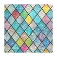 thumbnail image 1 of DefiDgd Stained Glass Window Film,Colorful Window Privacy Fil,Decorative Sunshade Film Glass Clings Stickers Static Cling Colorful Lattice Coverings Decals for Home Door, 1 of 6