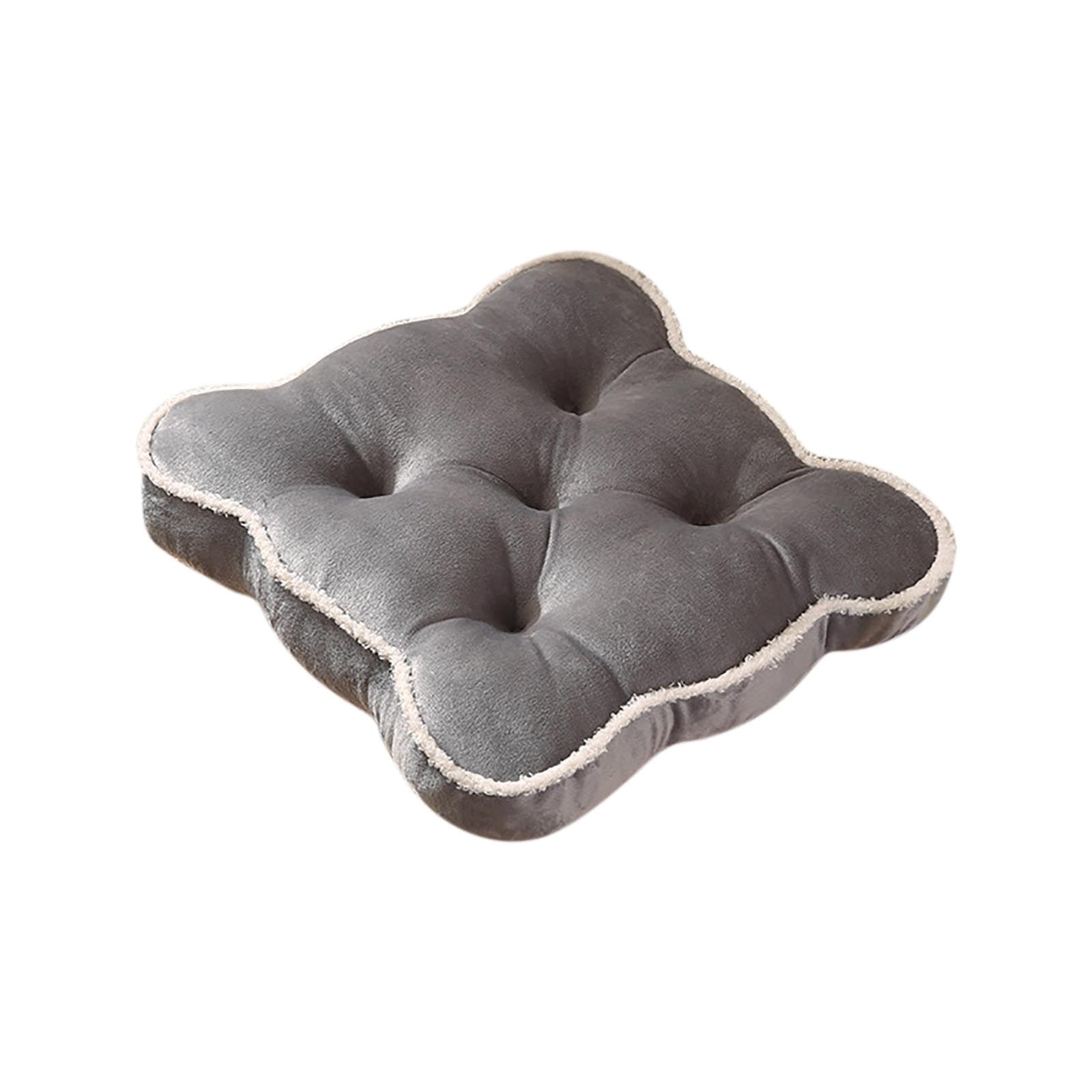DefiDgd Thickened Flower Chair Cushion Breathable Household Chair ...