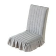 thumbnail image 1 of DefiDgd Thickened Full Body Stool Covers,Stretch Waterproof Washable Seat Covers with Backs, Removable Counter Height Chair Covers for Kitchen Dining Room Cafe Home(Silver), 1 of 6